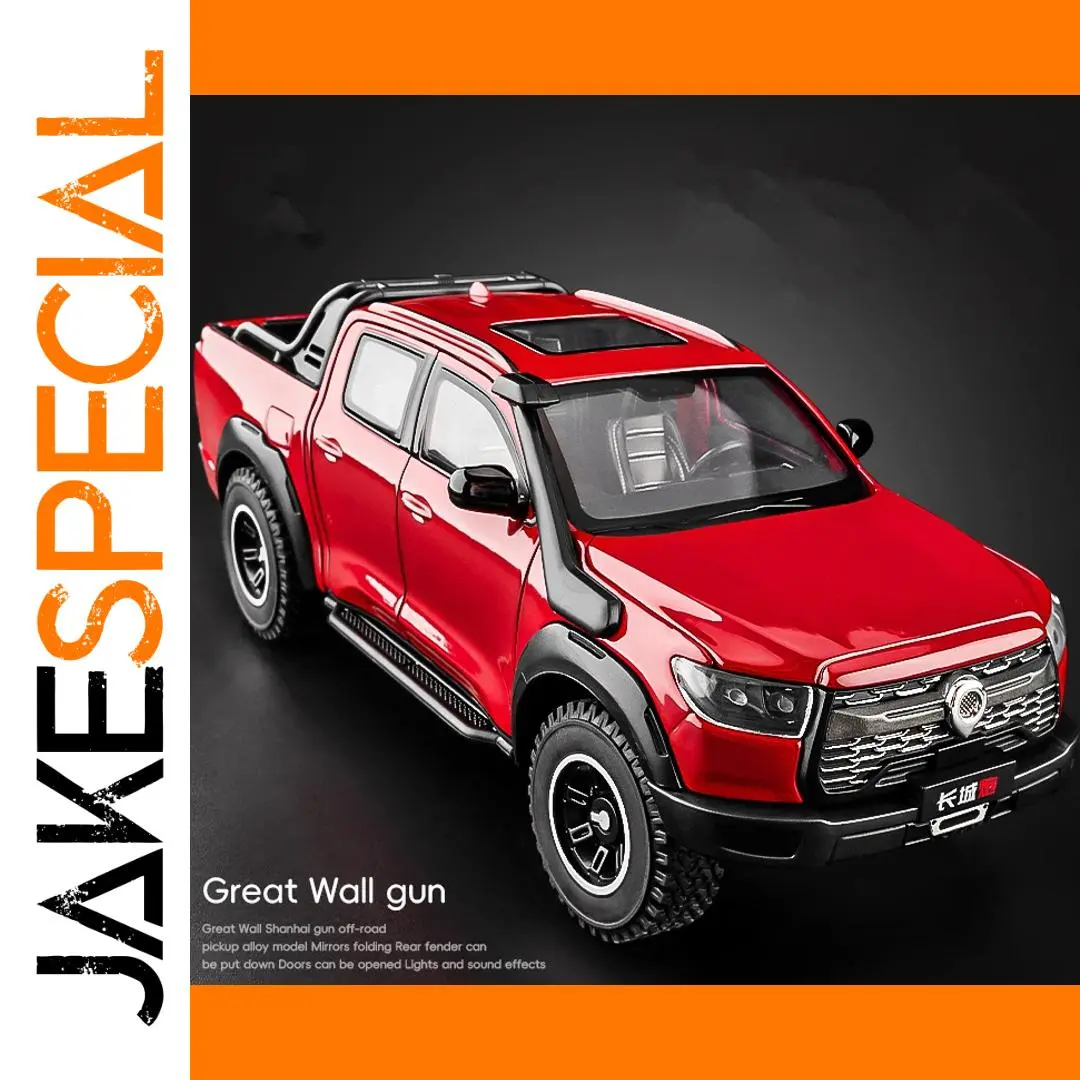 1:24 Great Wall POER Pickup Diecast Truck Model 1 1:24 Great Wall POER Pickup Diecast Truck Model