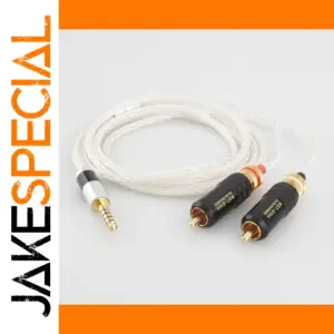High-End Purity Silver Audio Upgrade Cable for Sony