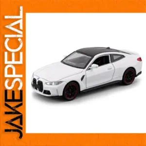 White Alloy Sports Car Model 1:32 Scale