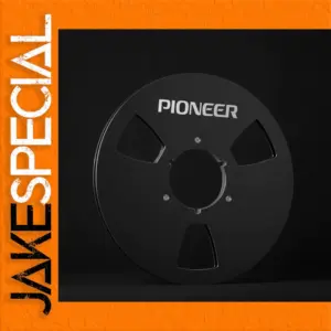 Black Aluminum 10-Inch Reel for Tape Decks