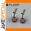12-Pin Red Chrome Guitar Toggle Switch