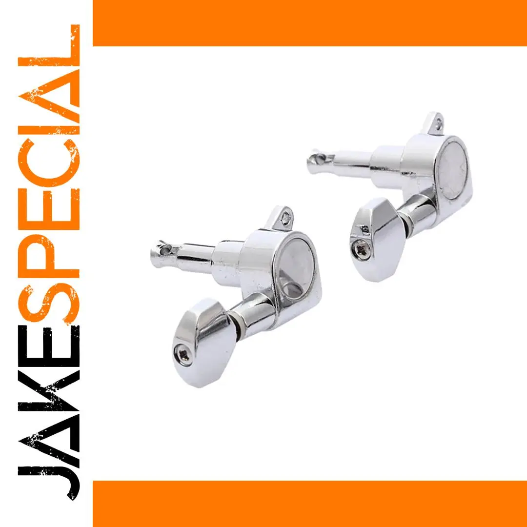 Electroplated Silver Ukulele Button Set 1 Electroplated Silver Ukulele Button Set