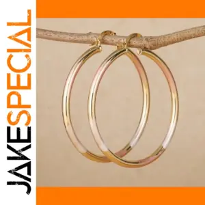 Elegant Gold and Silver Drop Earrings