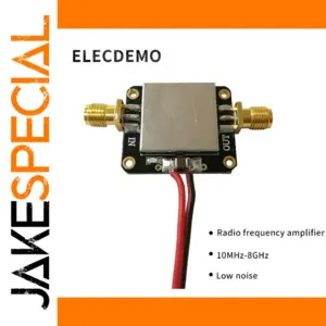 Elecdemo 12V Broadband RF Low Noise Amplifier
