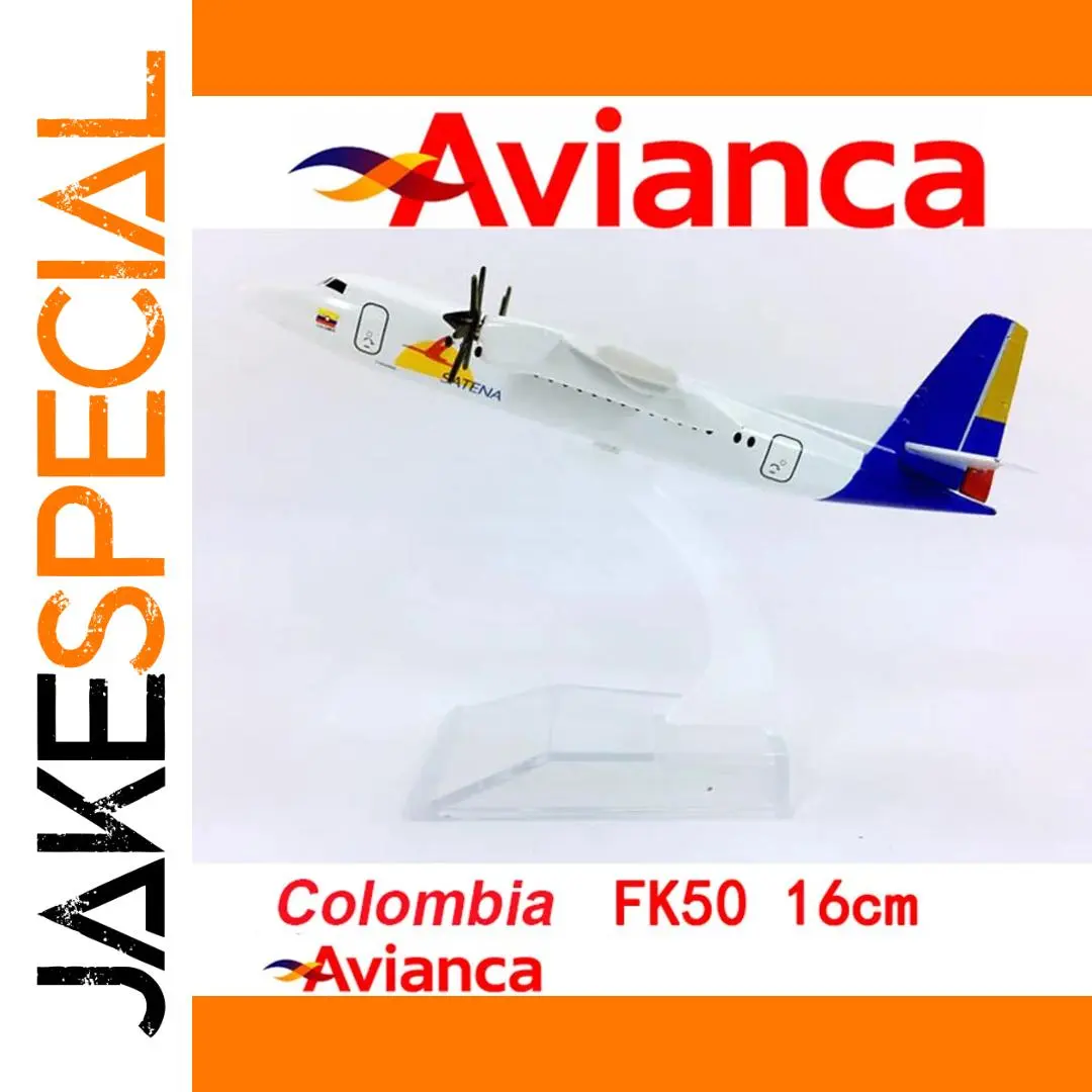 FK50 F-50 Aircraft Model from Avianca and Satena 1 FK50 F-50 Aircraft Model from Avianca and Satena