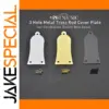 Five-Pack Metal Truss Rod Cover Plates for Bass Guitars