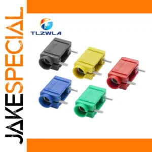 Colorful Right-Angle Banana Socket Connectors Set