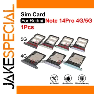 Redmi Note 14 Pro Dual SIM Tray in Multiple Colors