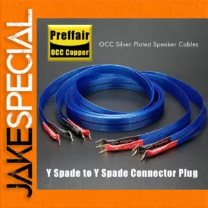 Preffair OCC Silver Plated Speaker Cable 3.5m