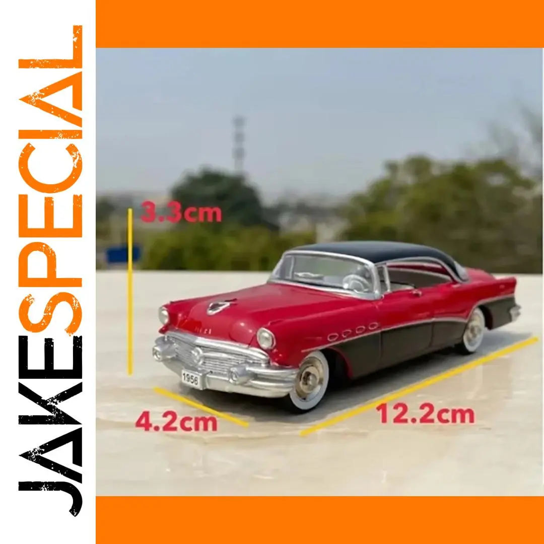 Vintage Red 1950s Style Diecast Car Model 1 Vintage Red 1950s Style Diecast Car Model