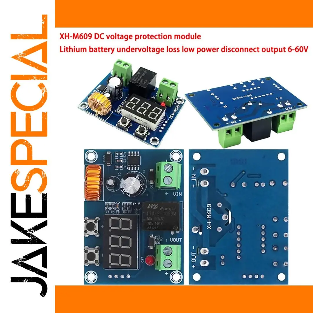 XH-M609 DC Voltage Protection Module 6V-60V 1 XH-M609 DC Voltage Protection Module 6V-60V