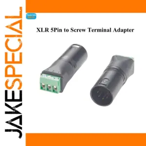 DMX 5-Pin Male to Screw Terminal Adapter