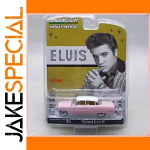 Pink 1955 Cadillac Fleetwood Diecast Model