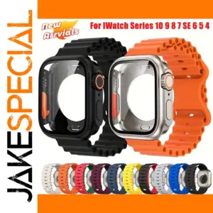 Apple Watch Silicone Case and Strap Set 40mm-46mm