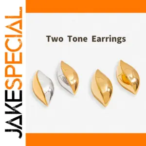 Stainless Steel Water-Drop Earrings