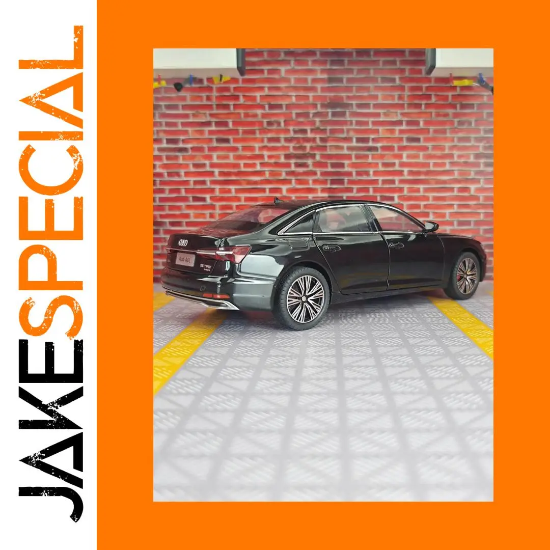 1:24 Scale Black Diecast A6L Model 1 1:24 Scale Black Diecast A6L Model