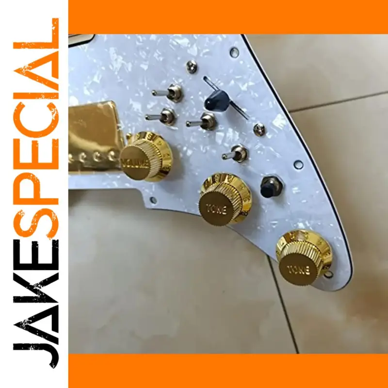 Transform Your Fender Stratocaster with the White Pearl Pickguard Set 1 aec8c290a1184ba0903a2d1c product image
