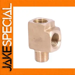 Brass T-Shaped Pipe Fitting with NPT Threads