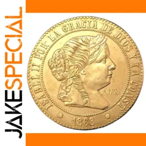 Antique Bronze Queen Isabel II Replica 1868