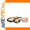Eco-Friendly Wooden RC Tank Kit for Kids