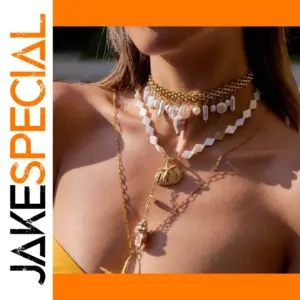 Ocean-Inspired Gold Stainless Steel Necklace