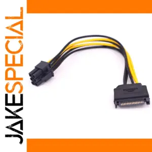 SATA to PCIe Power Adapter Cable 20cm