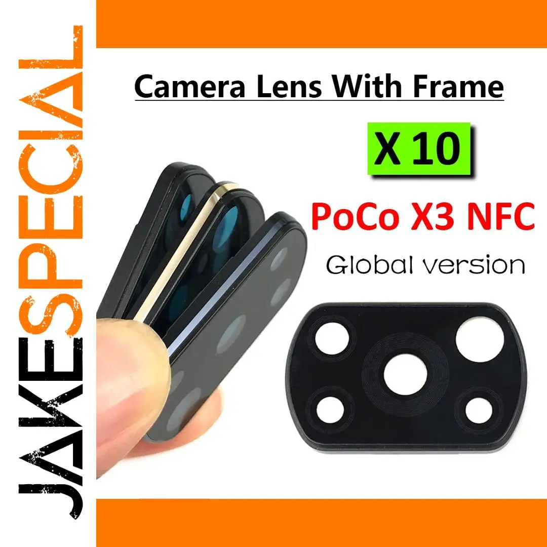 Set of 10 Xiaomi Mi Poco X3 NFC Rear Camera Lenses 1 Set of 10 Xiaomi Mi Poco X3 NFC Rear Camera Lenses
