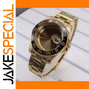 40mm Gold-Tone Stainless Steel Watch Case Model 2824