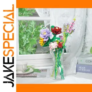 Colorful Flower Bouquet Building Set