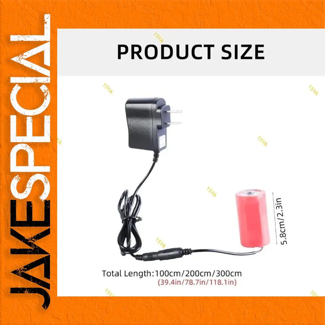 D Batteries Replacement Power Adapter 1 D Batteries Replacement Power Adapter