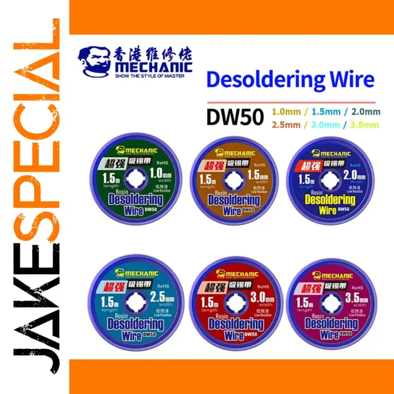 The Ultimate Guide to the Copper Desoldering Mesh Braids Set for Precision Repairs 1 afa3150db631447794633f15 product image