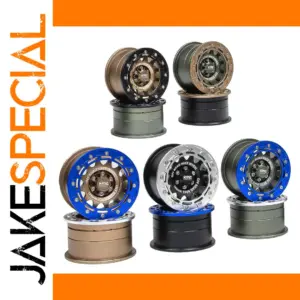 Metal Beadlock Wheel Rims for RC Crawlers