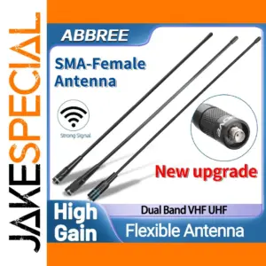 ABBREE AR-771 Dual-Band SMA-F Antenna 38cm