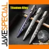 Titanium Alloy Tactical Pen with Refillable Refill