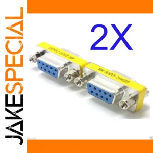 RS232 Female to Female Adapter Duo Set