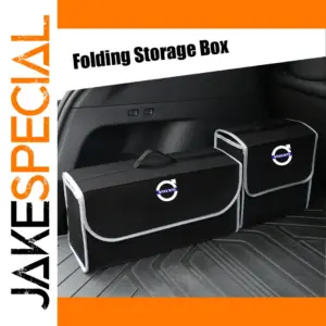 Black Felt Car Trunk Organizer for R Design