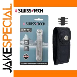 Swiss Tech 11-in-1 Compact Multitool for Outdoors