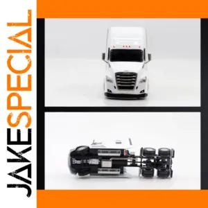 White Freightliner Truck Model 1:50 Scale