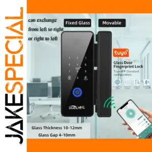 Tuya Electronic Glass Door Lock with Bluetooth