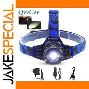 Rechargeable 1600 Lumen LED Headlamp for Outdoors