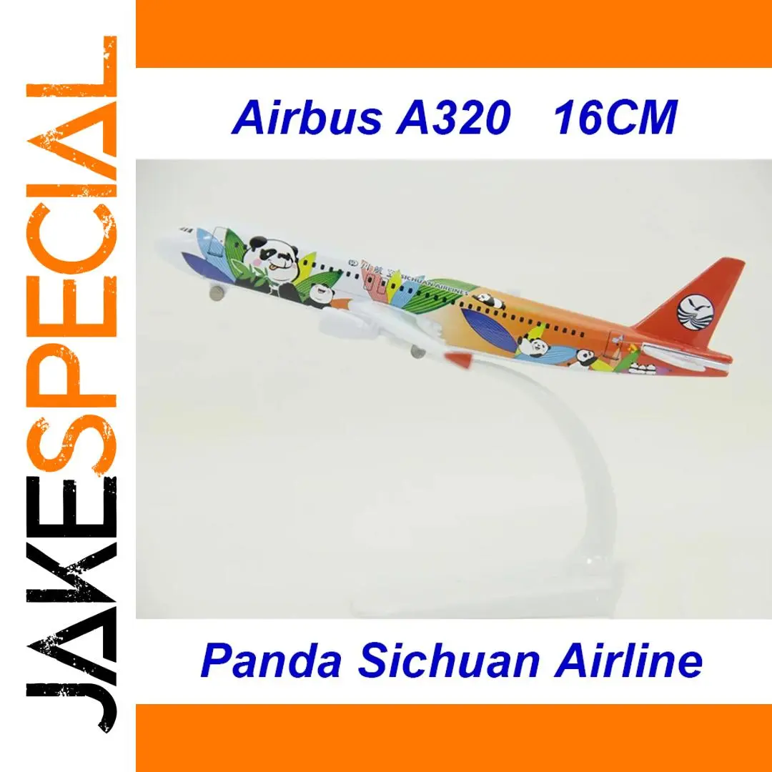 Colorful Sichuan Panda Airlines A320-200 Model 1 Colorful Sichuan Panda Airlines A320-200 Model