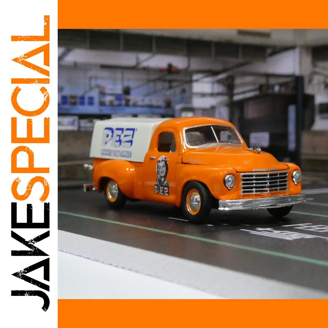 1950 Studebaker 2R Diecast Model in Orange 1 1950 Studebaker 2R Diecast Model in Orange