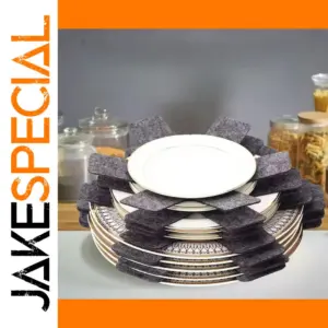 Non-Stick Pan Protector Set in Dark Gray