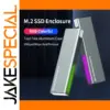RGB M.2 SSD Enclosure for High-Speed Storage