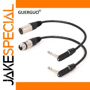 Professional XLR to 6.35mm TRS Audio Cable