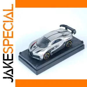 1:64 Silver-Shadow Leopard Die-Cast Model Car