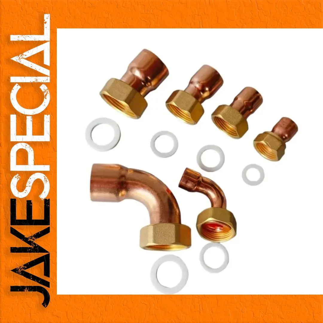 Copper Brass Plumbing Fitting 1/2" to 2" BSP Female 1 Copper Brass Plumbing Fitting 1/2" to 2" BSP Female