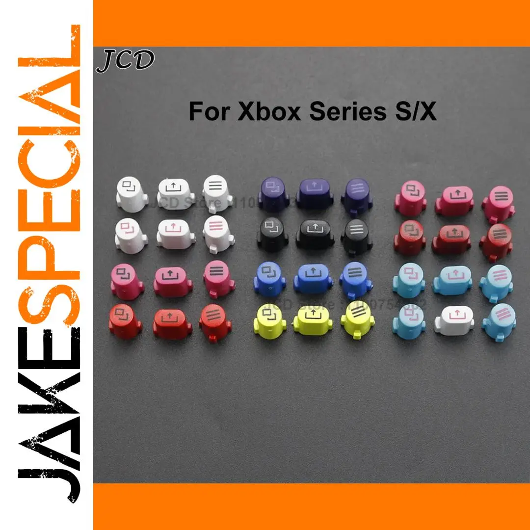 Colorful Replacement Buttons Set for Xbox Series X and S 1 Colorful Replacement Buttons Set for Xbox Series X and S