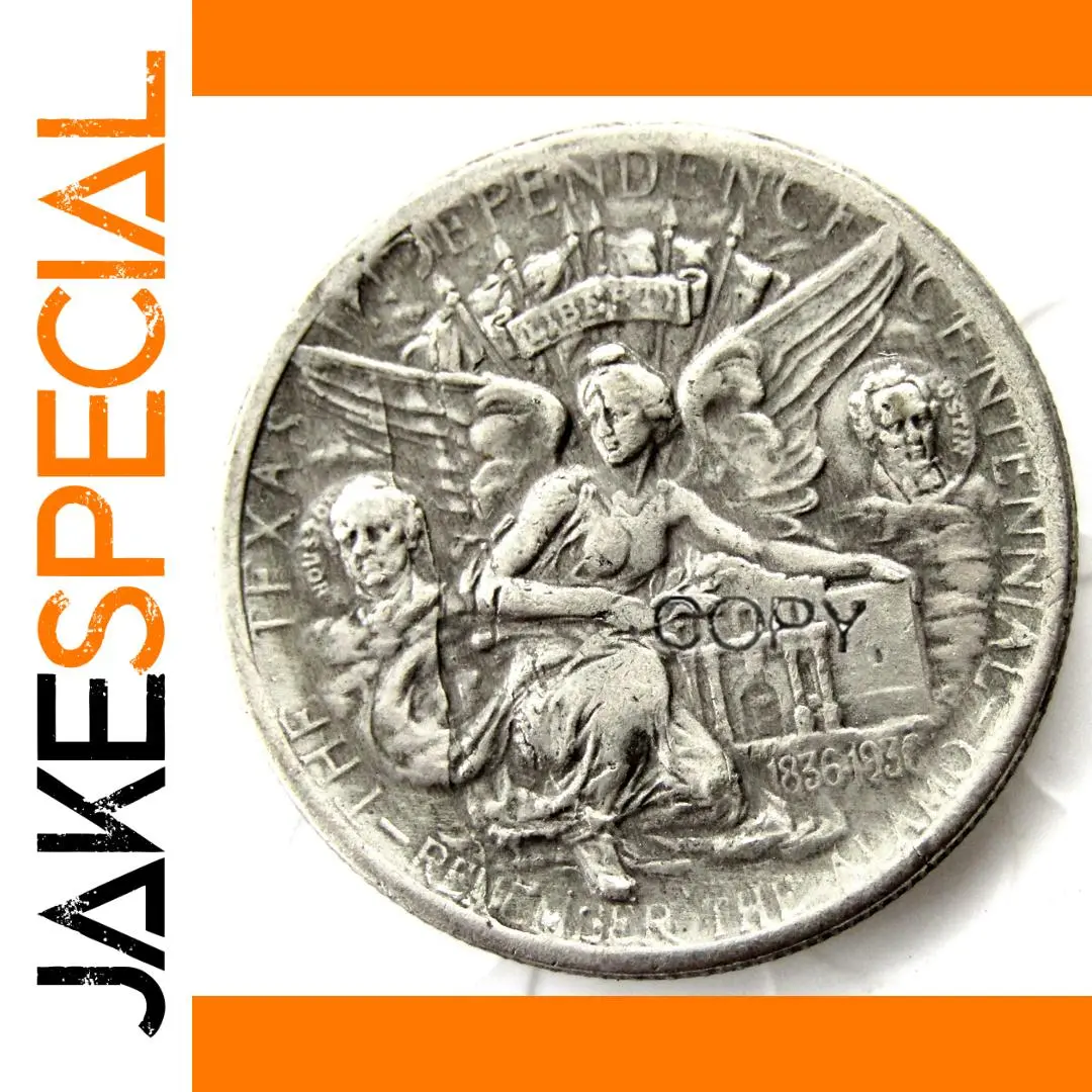 Vintage 1937 Texas Half Coin Replica 1 Vintage 1937 Texas Half Coin Replica