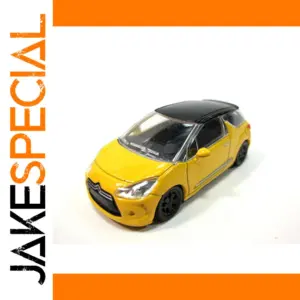 Vibrant Yellow Citroen DS3 Rally Model